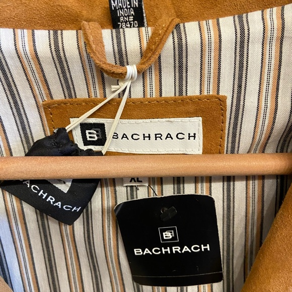 Bacharach Tan Suede Men’s Blazer - Sport Coat - Size XL NWT - Picture 13 of 15